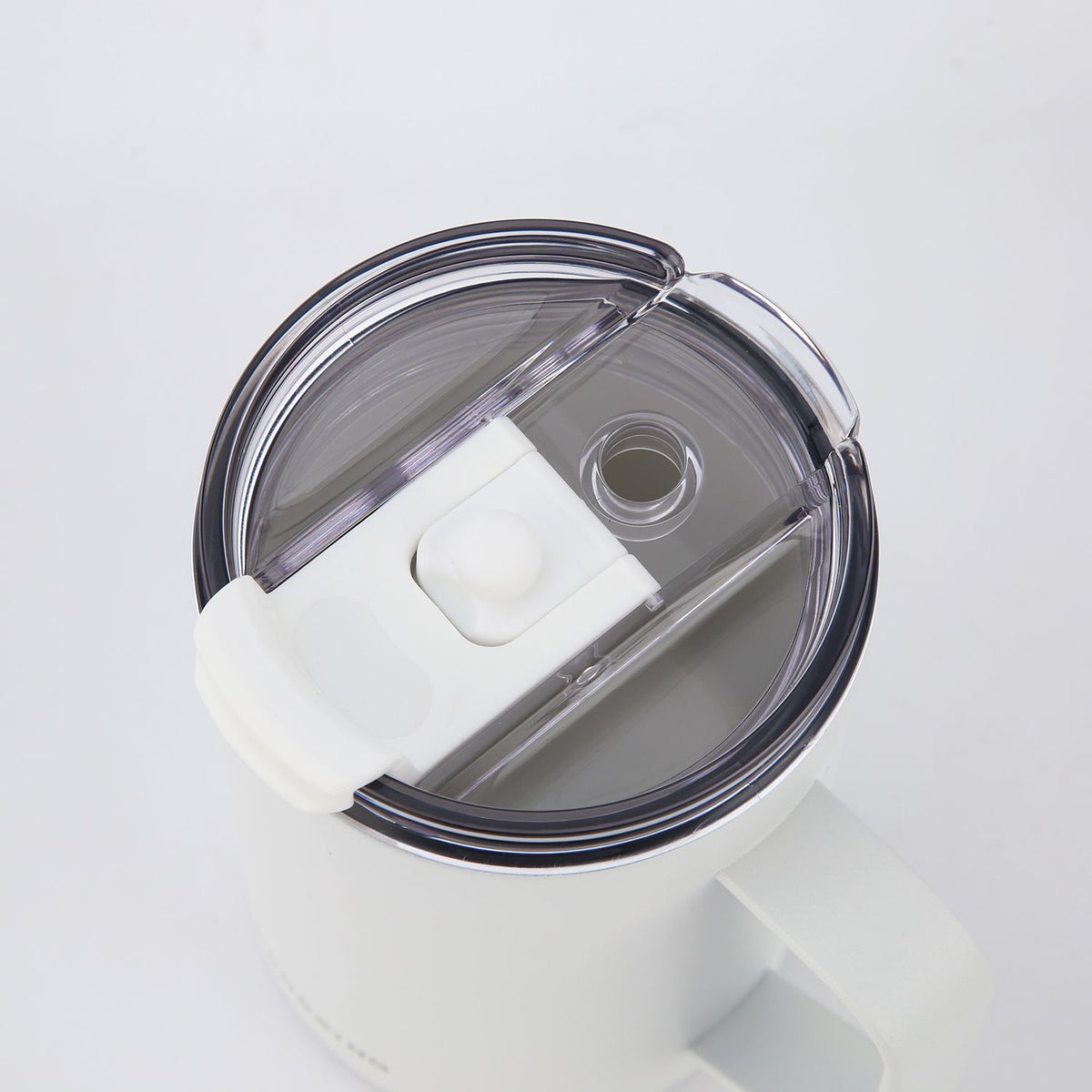 Crossing Neo V2 Insulated S/S Leakproof Lid Ceramic Mug W Handle And Silicone Base 500ml - Frost White