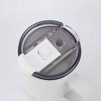 Crossing Neo V2 Insulated S/S Leakproof Lid Ceramic Mug W Handle And Silicone Base 500ml - Frost White