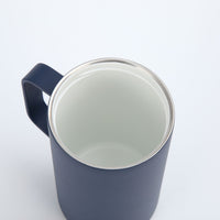 Crossing Neo V2 Insulated S/S Leakproof Lid Ceramic Mug W Handle And Silicone Base 500ml - Ink Blue (Dark Blue)