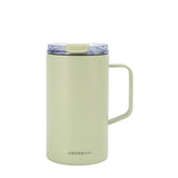 Crossing Neo V2 Insulated S/S Leakproof Lid Ceramic Mug W Handle And Silicone Base 500ml - Pistachio (Mint)