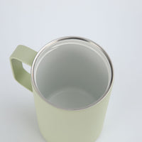 Crossing Neo V2 Insulated S/S Leakproof Lid Ceramic Mug W Handle And Silicone Base 500ml - Pistachio (Mint)