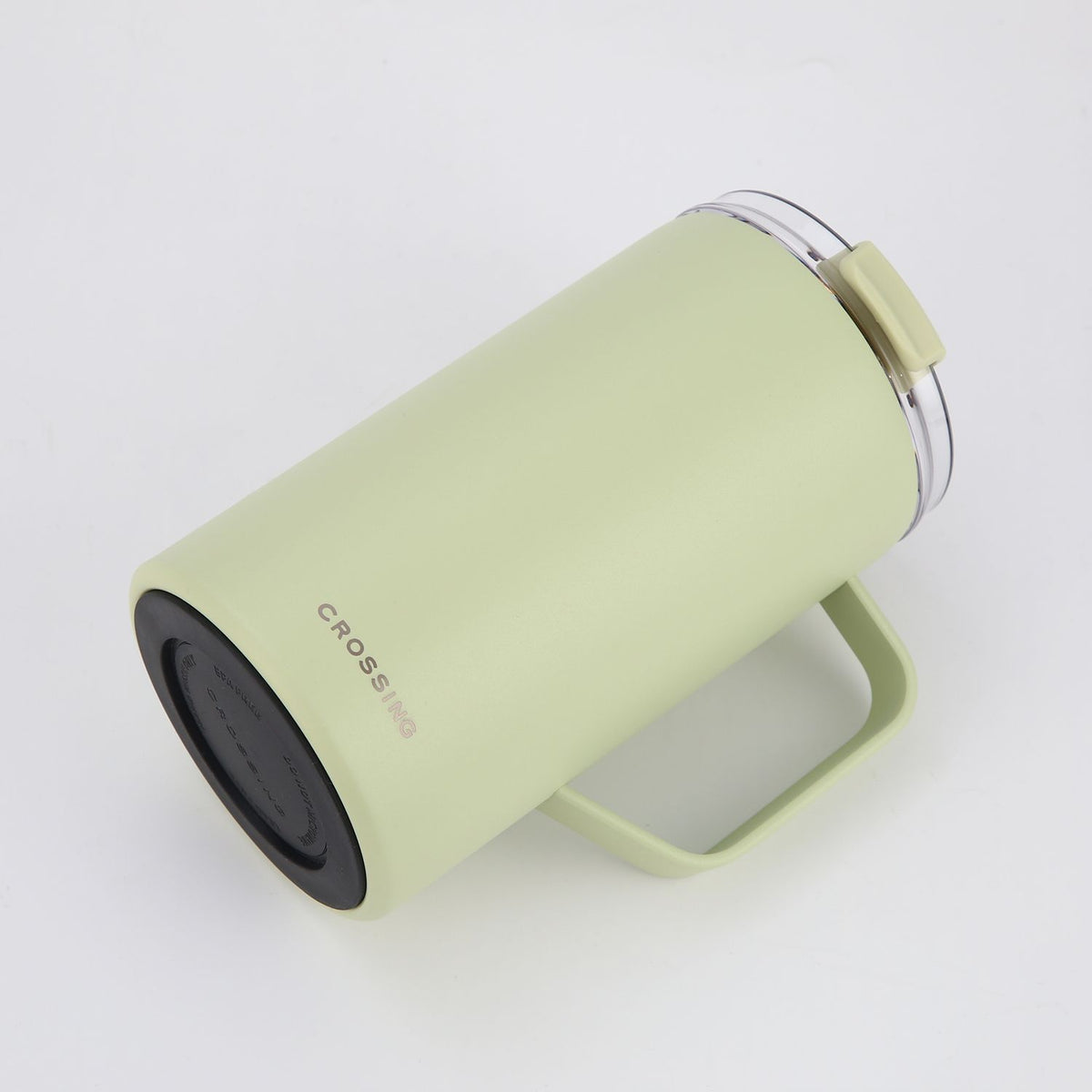 Crossing Neo V2 Insulated S/S Leakproof Lid Ceramic Mug W Handle And Silicone Base 500ml - Pistachio (Mint)