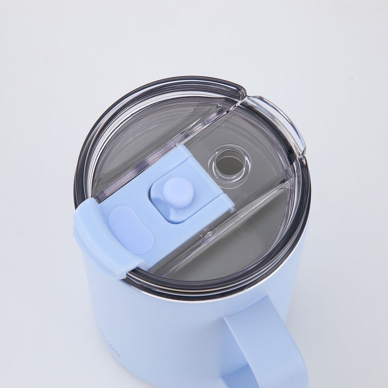 Crossing Neo V2 Insulated S/S Leakproof Lid Ceramic Mug W Handle And Silicone Base 500ml - Sky Blue