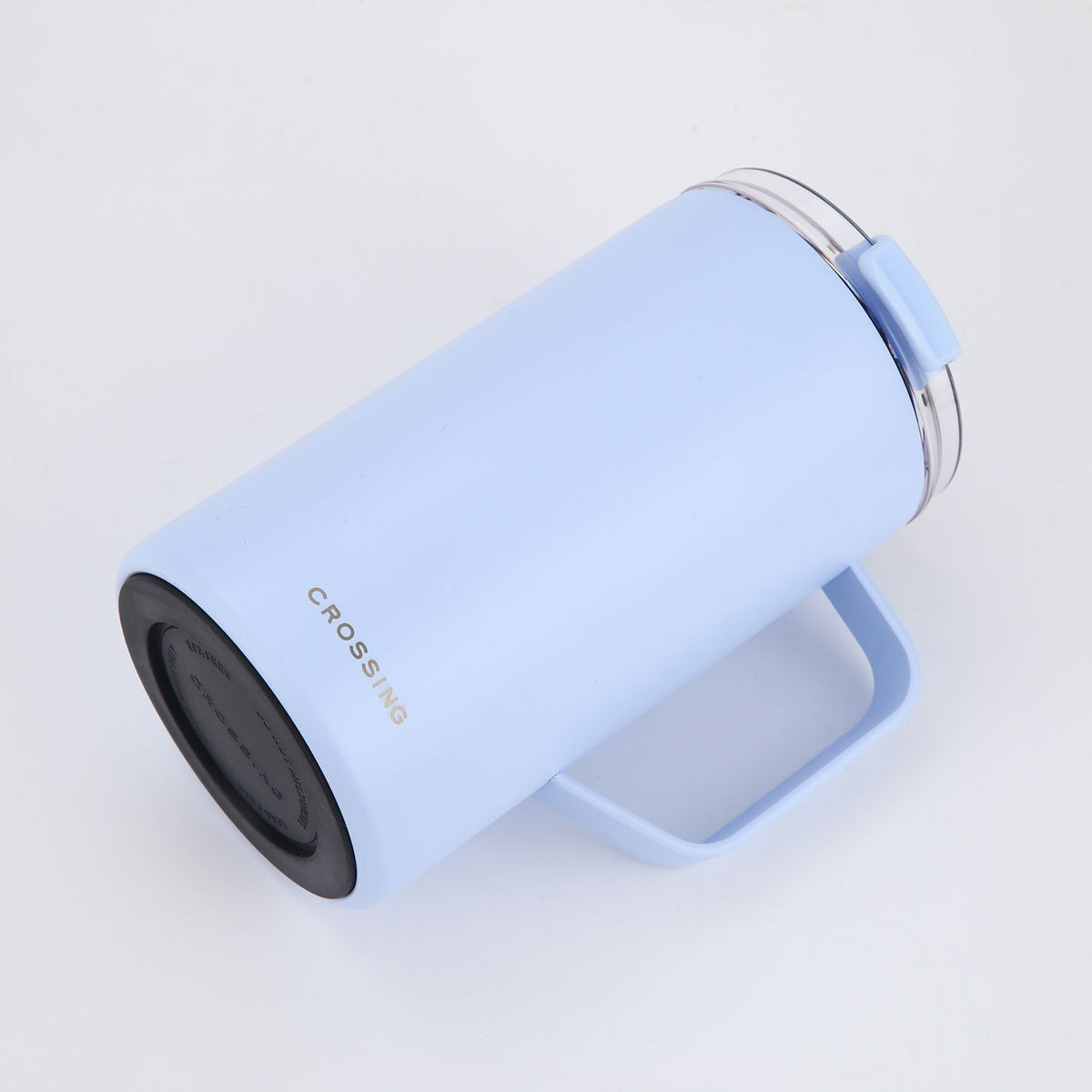 Crossing Neo V2 Insulated S/S Leakproof Lid Ceramic Mug W Handle And Silicone Base 500ml - Sky Blue