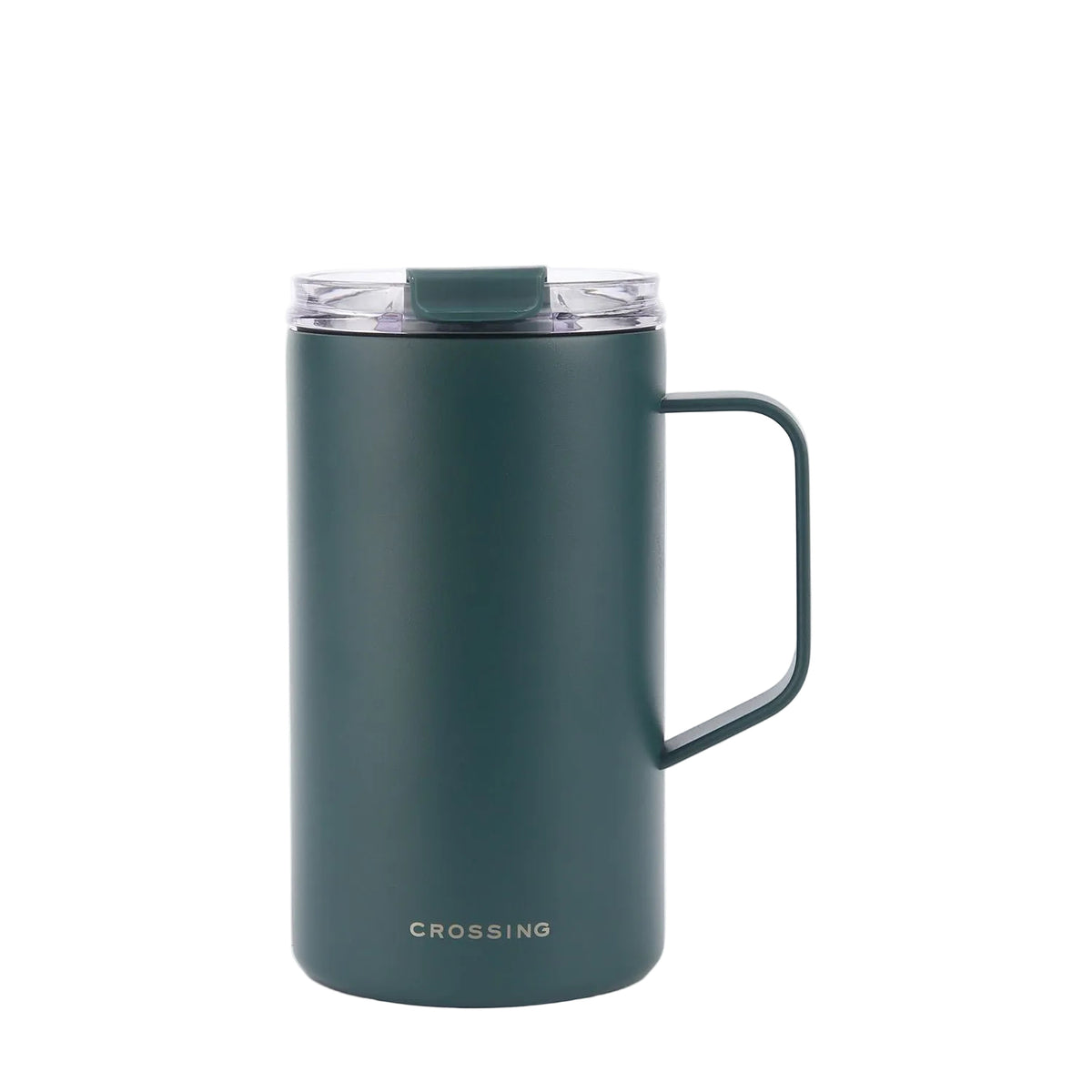 Crossing Neo V2 Insulated S/S Leakproof Lid Ceramic Mug W Handle And Silicone Base 500ml - Squash V2