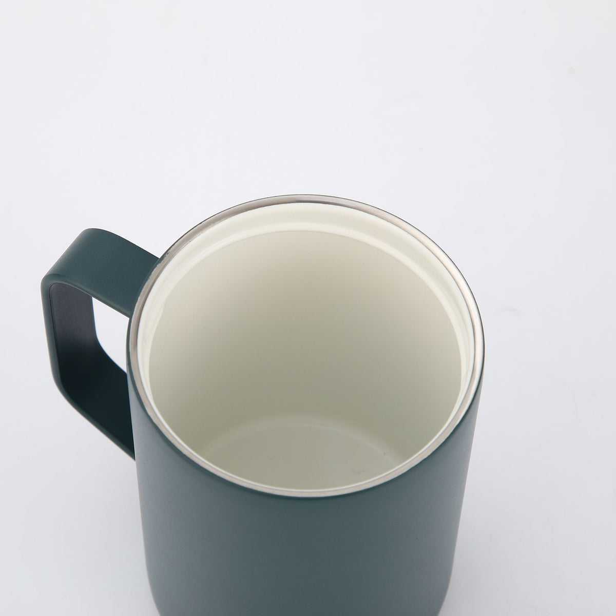 Crossing Neo V2 Insulated S/S Leakproof Lid Ceramic Mug W Handle And Silicone Base 500ml - Squash V2