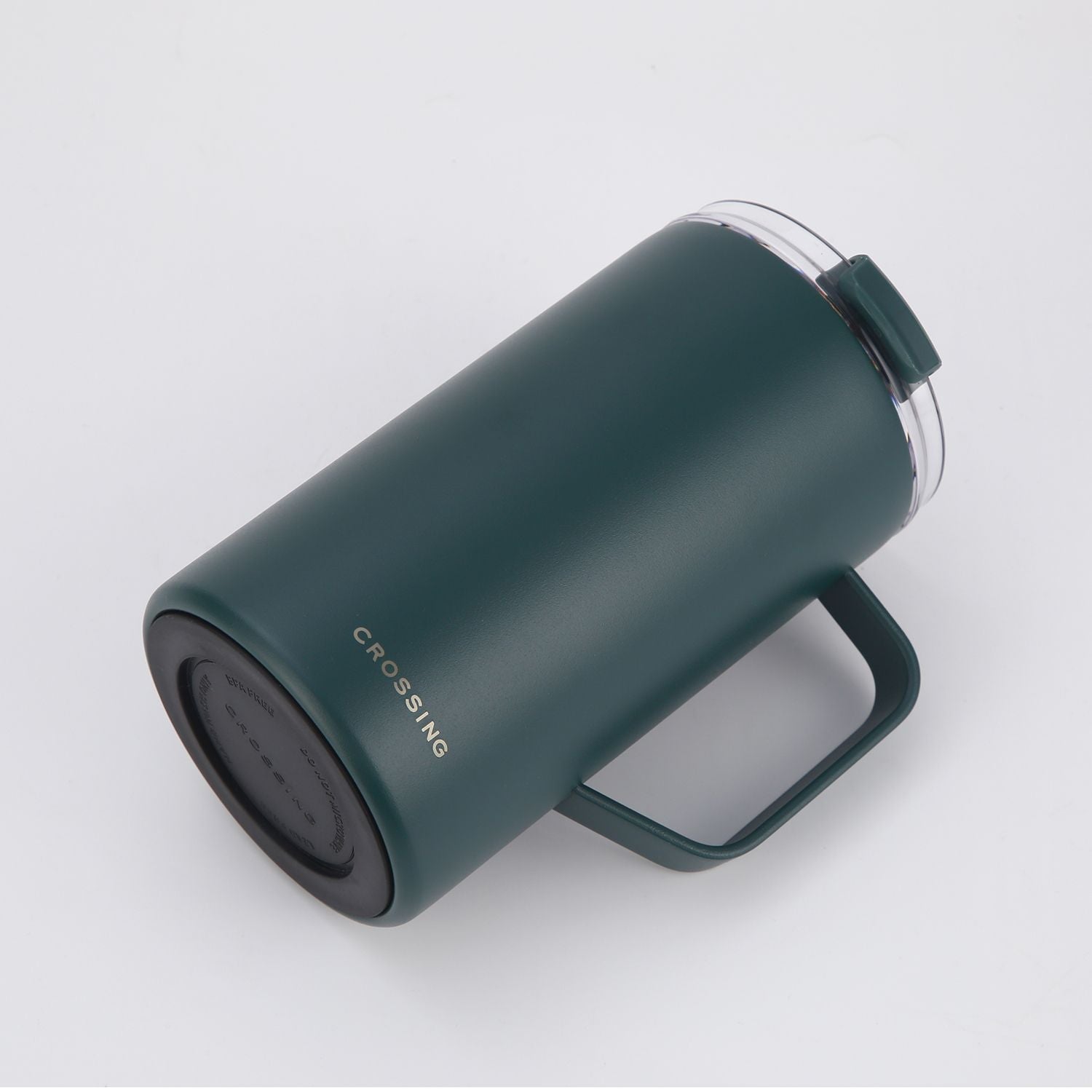 Crossing Neo V2 Insulated S/S Leakproof Lid Ceramic Mug W Handle And Silicone Base 500ml - Squash V2