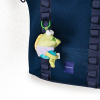 Crossing Noa Drawstring Mesh Tote Bag - Dark Blue