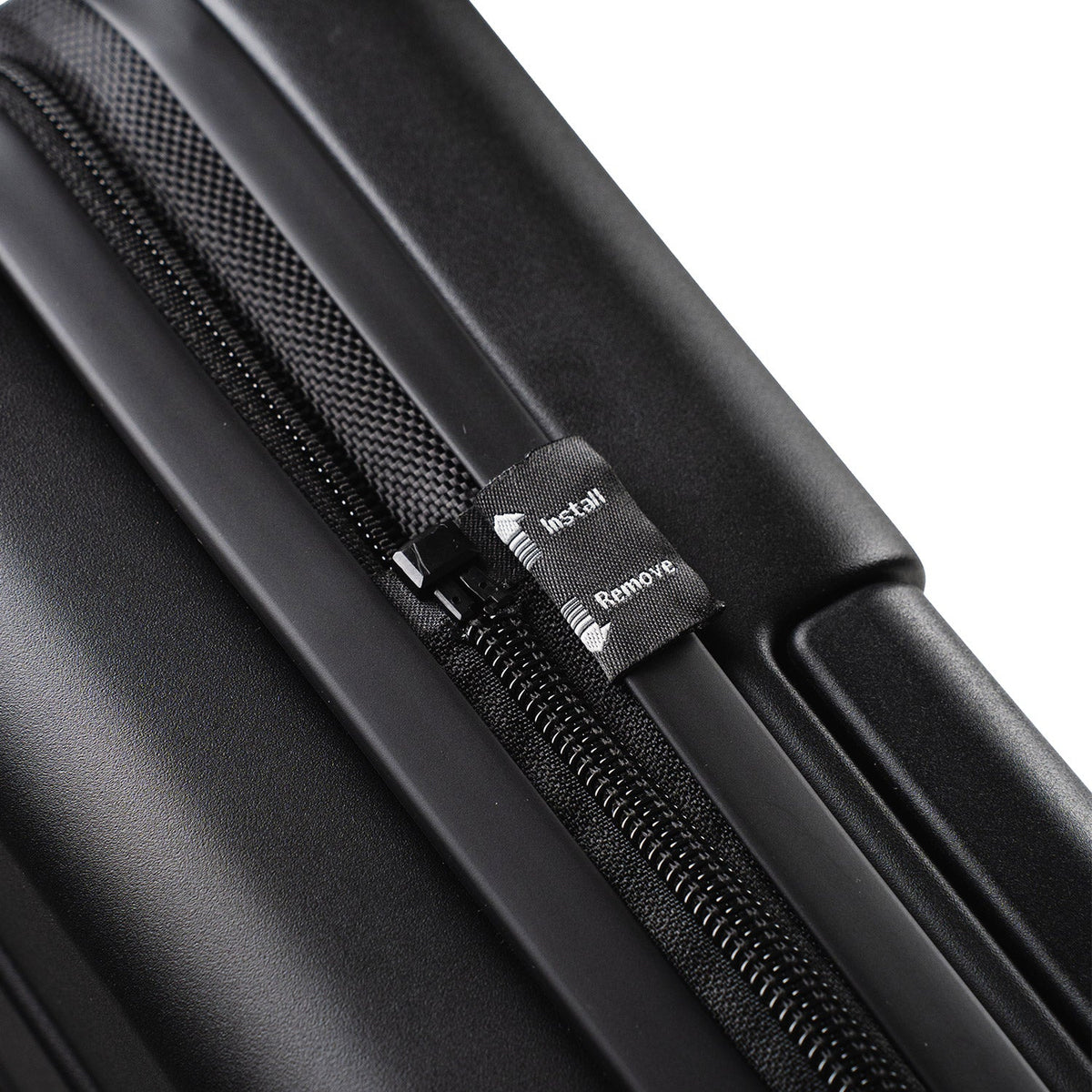 Crossing Ori Collapsible Polycarbonate Carry On 20" Luggage - Black