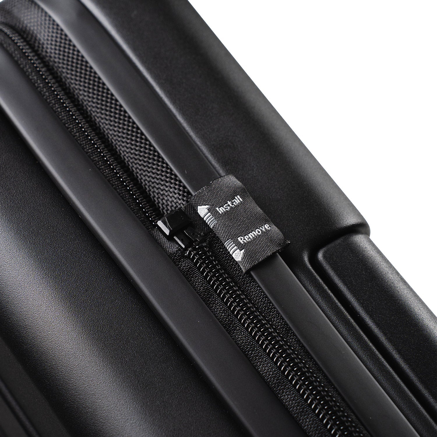Crossing Ori Collapsible Polycarbonate Carry On 20" Luggage - Black