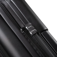 Crossing Ori Collapsible Polycarbonate Carry On 20" Luggage - Black
