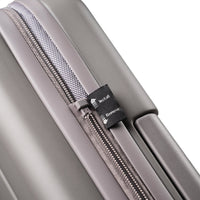 Crossing Ori Collapsible Polycarbonate Carry On 20" Luggage - Latte
