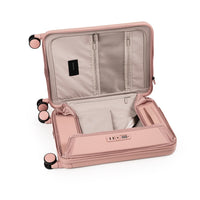 Crossing Ori Collapsible Polycarbonate Carry On 20" Luggage - Rose Quartz