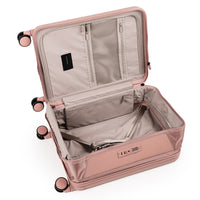 Crossing Ori Collapsible Polycarbonate Carry On 20" Luggage - Rose Quartz