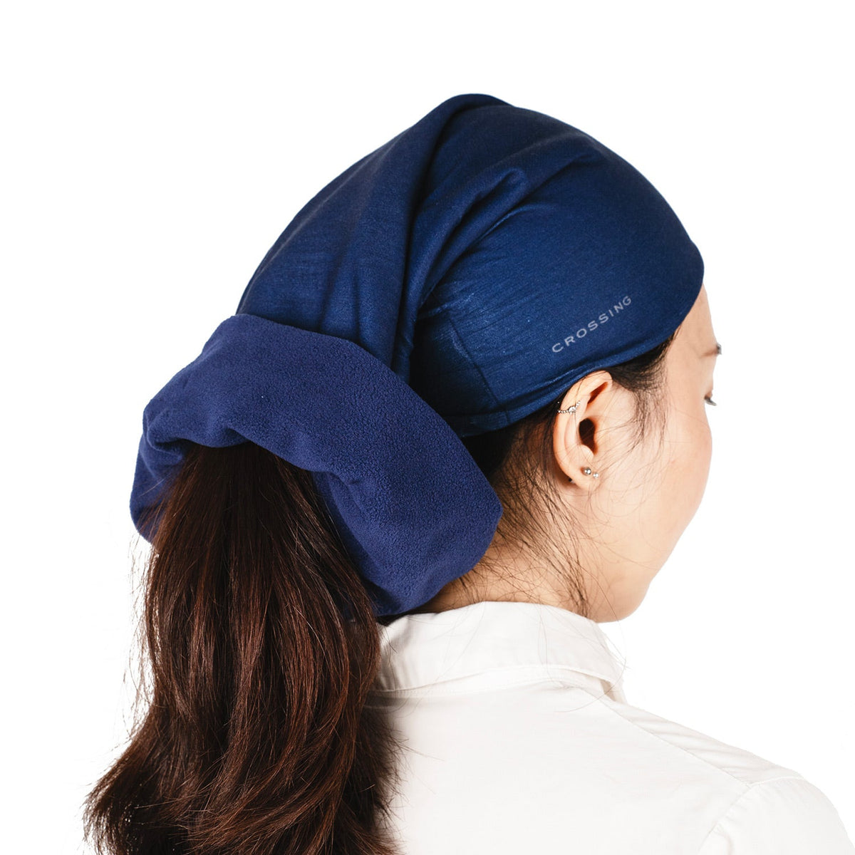 Crossing Polar Fleece Reversible Neck Warmer UPF 50+ Sun Protection - Navy