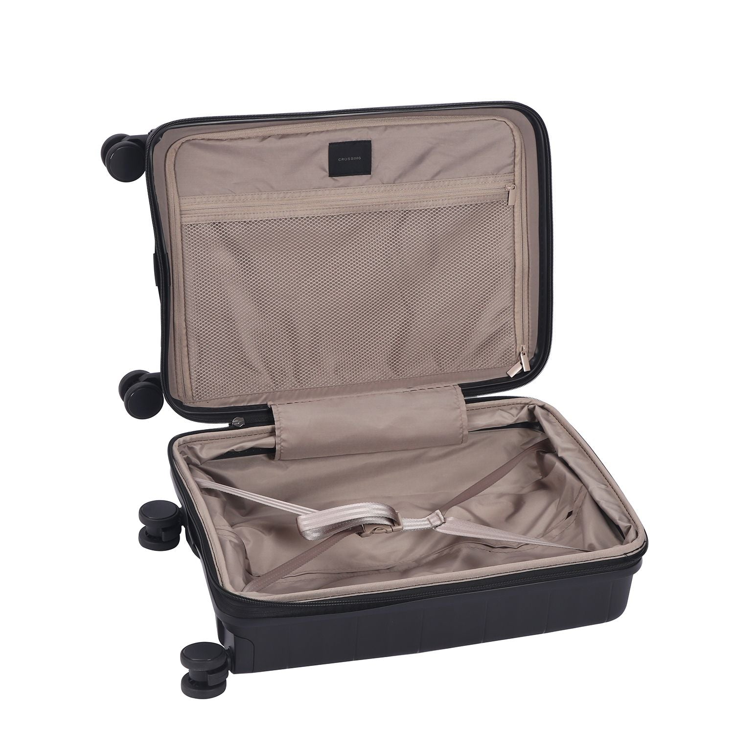 Crossing PRIM Polypropylene Carry On Luggage - Black