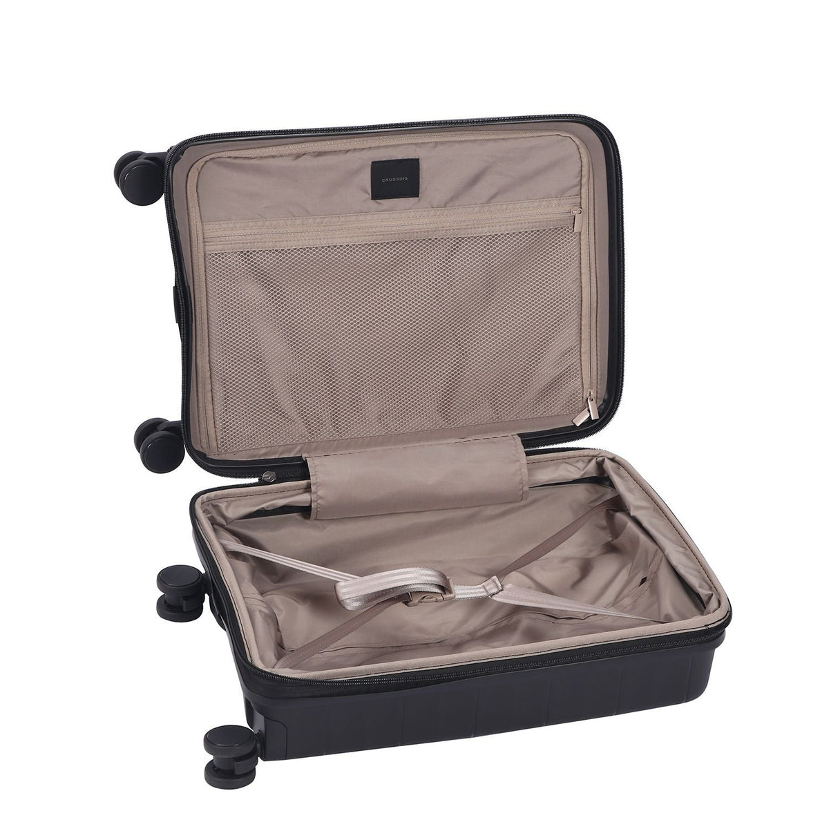 Crossing PRIM Polypropylene Carry On Luggage - Black