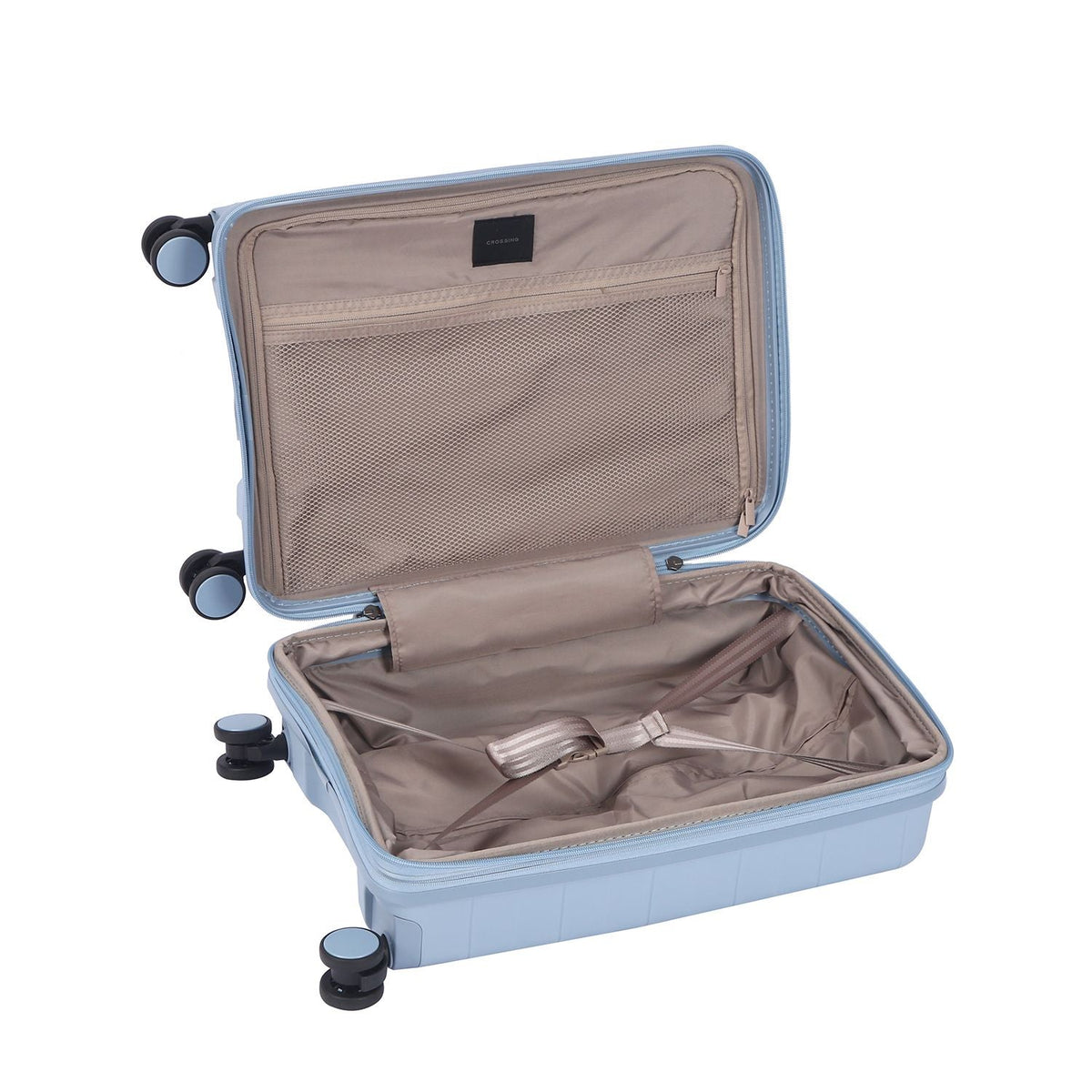 Crossing PRIM Polypropylene Carry On Luggage - Light Blue