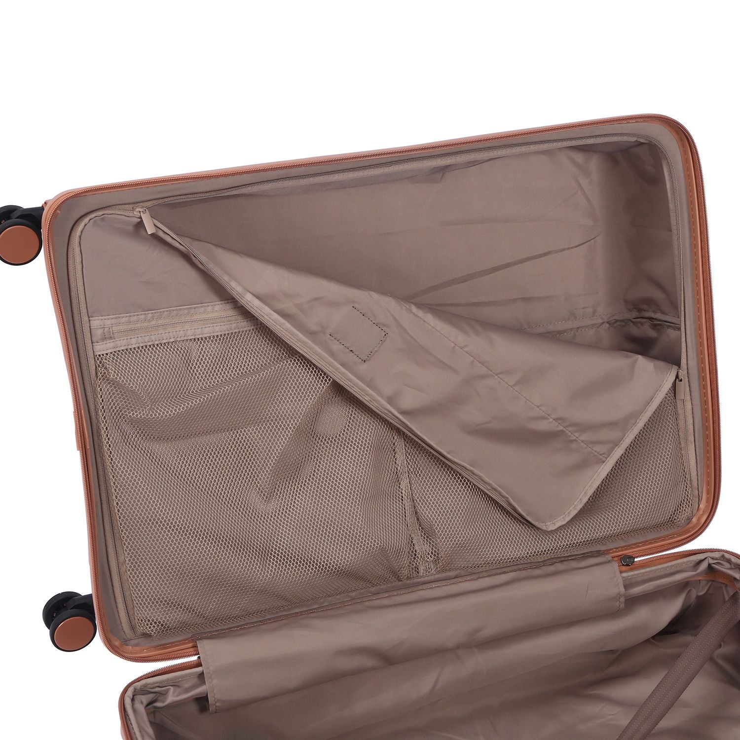 Crossing PRIM Polypropylene Large Expandable Luggage - Dusty Pink