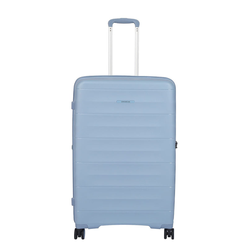Crossing PRIM Polypropylene Large Expandable Luggage - Light Blue
