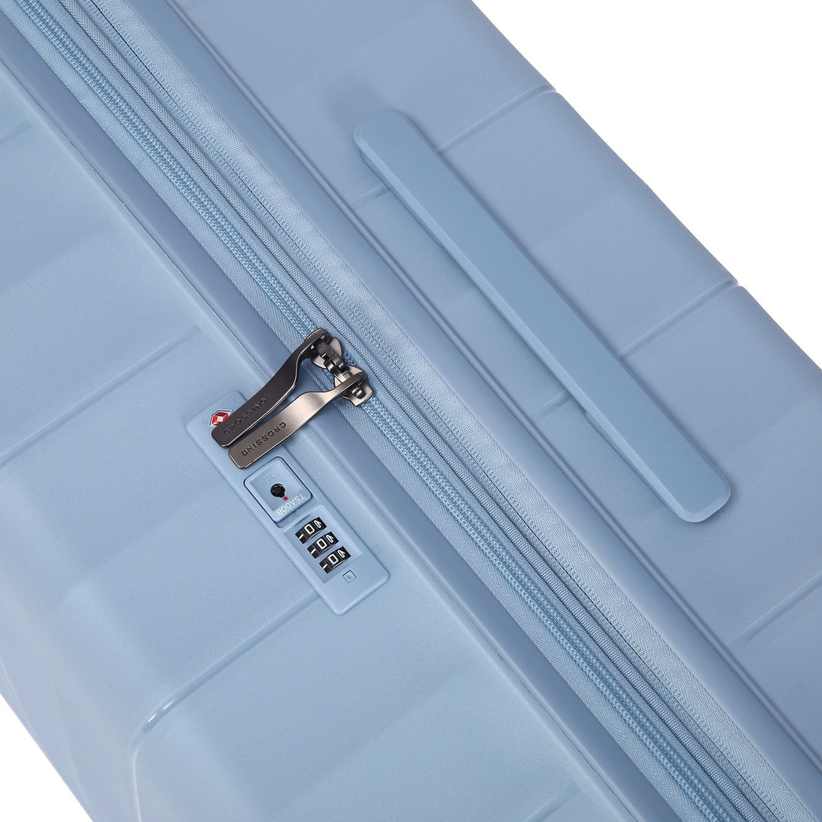 Crossing PRIM Polypropylene Large Expandable Luggage - Light Blue