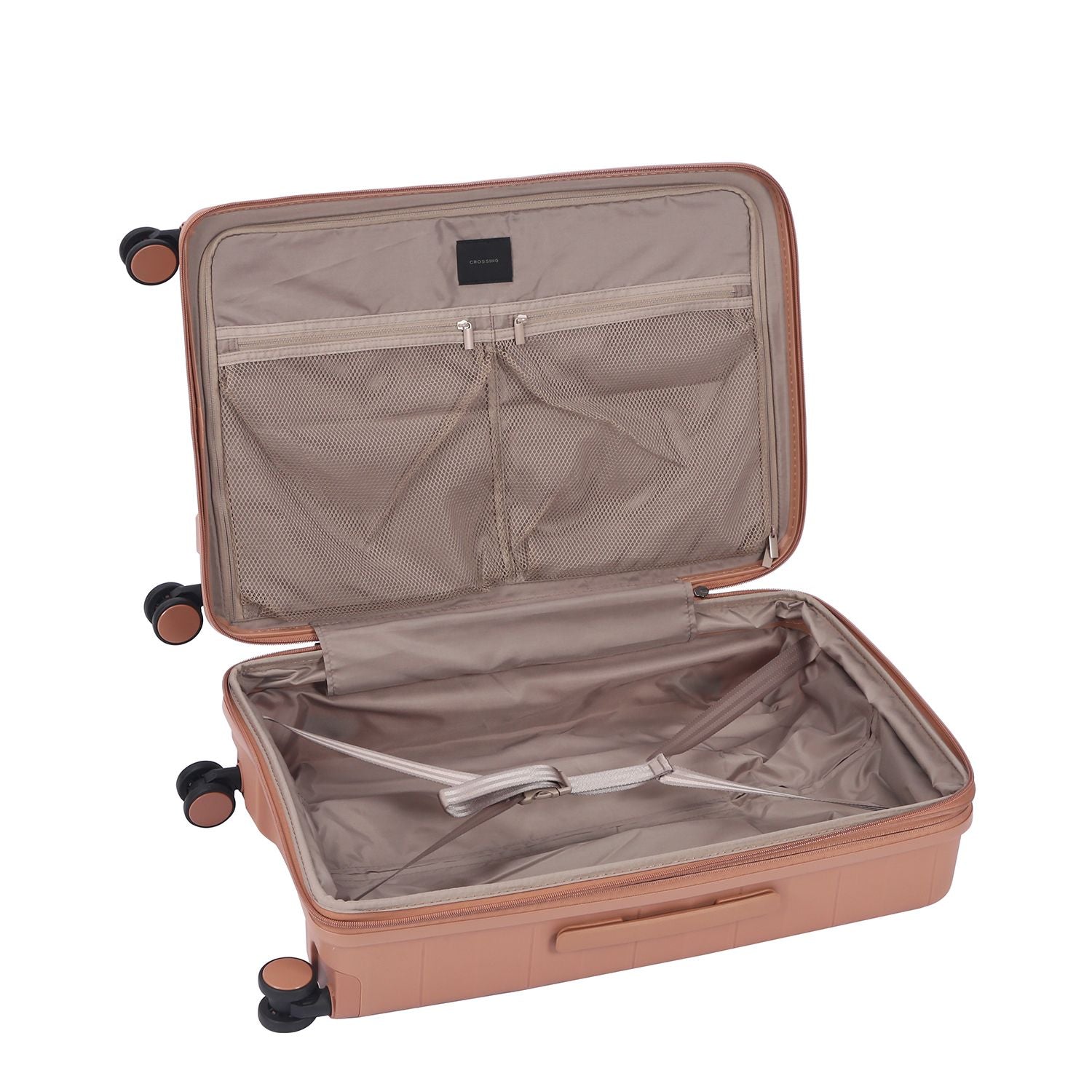 Crossing PRIM Polypropylene Medium Expandable Luggage - Dusty Pink