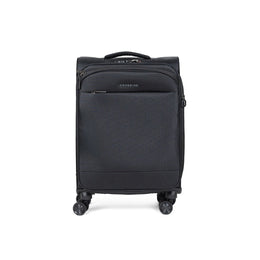 Crossing RECO Recycled Lightweight Soft Case Carry On Luggage T22 - Black