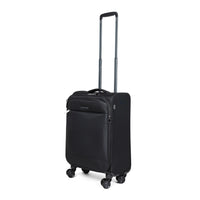 Crossing RECO Recycled Lightweight Soft Case Carry On Luggage T22 - Black