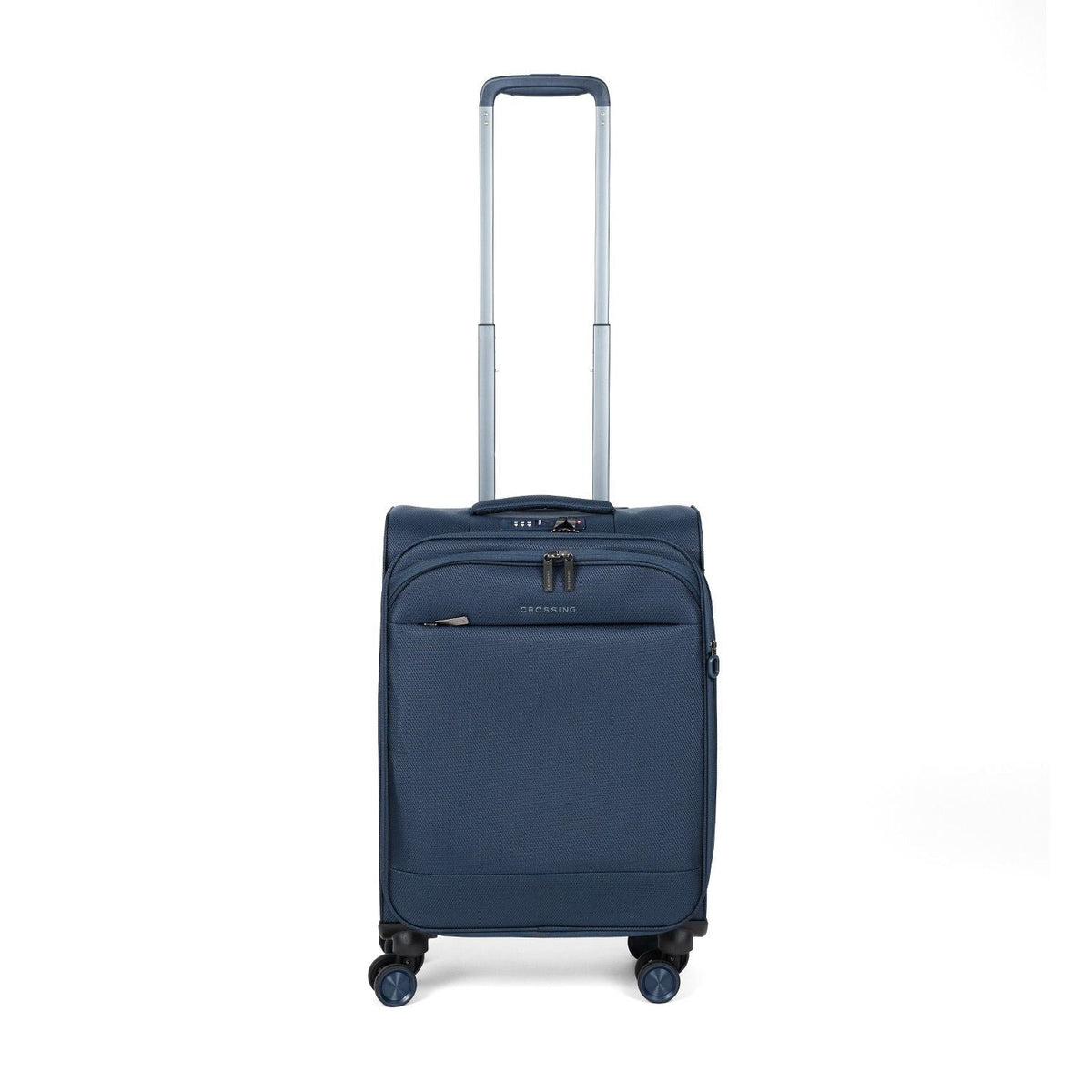 Crossing RECO Recycled Lightweight Soft Case Carry On Luggage T22 - Dark Blue