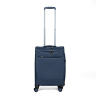 Crossing RECO Recycled Lightweight Soft Case Carry On Luggage T22 - Dark Blue
