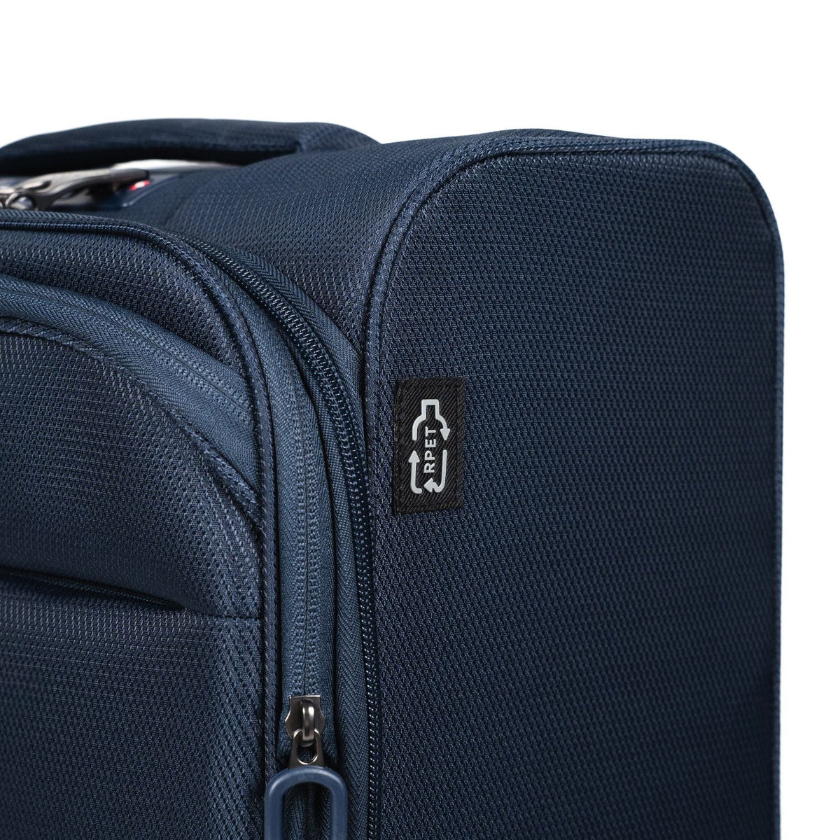 Crossing RECO Recycled Lightweight Soft Case Carry On Luggage T22 - Dark Blue