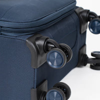 Crossing RECO Recycled Lightweight Soft Case Carry On Luggage T22 - Dark Blue