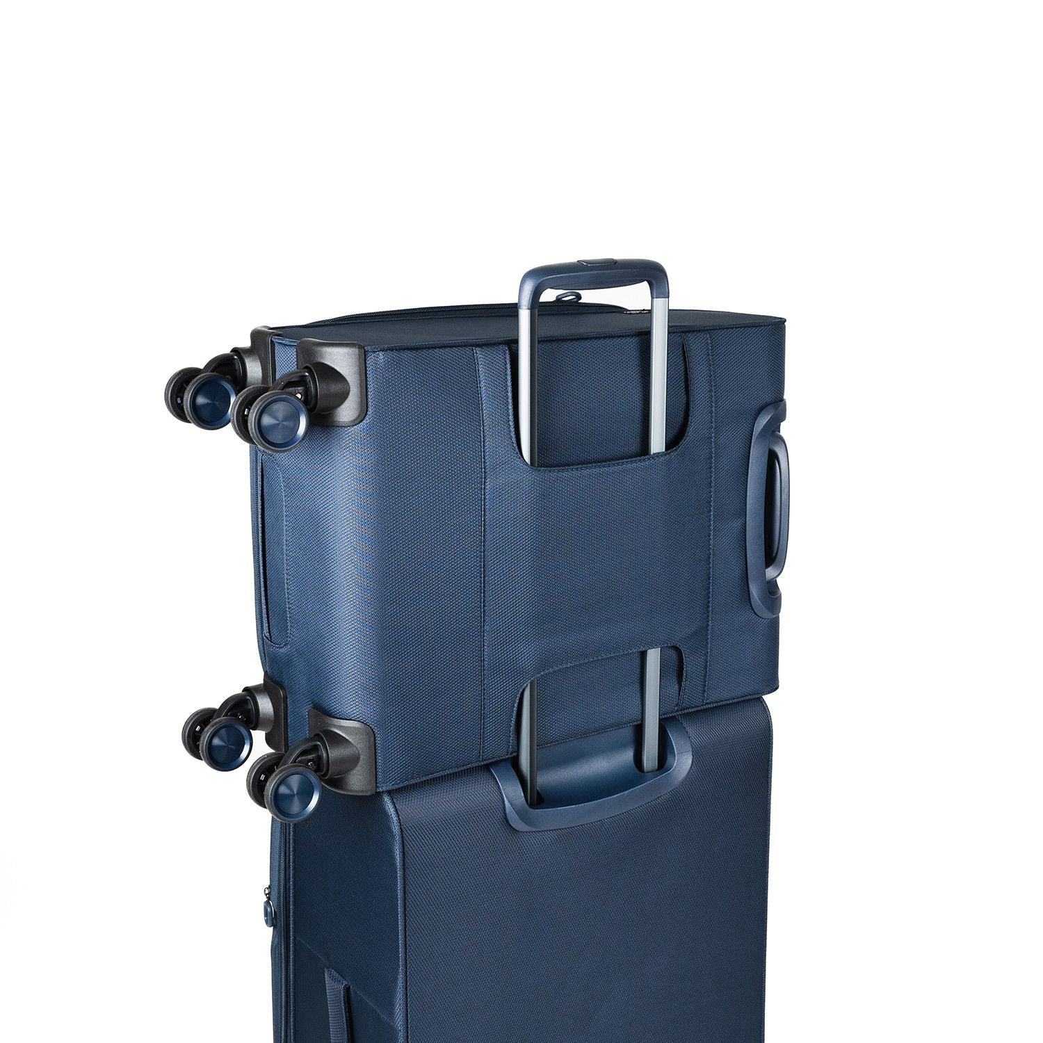 Crossing RECO Recycled Lightweight Soft Case Carry On Luggage T22 - Dark Blue