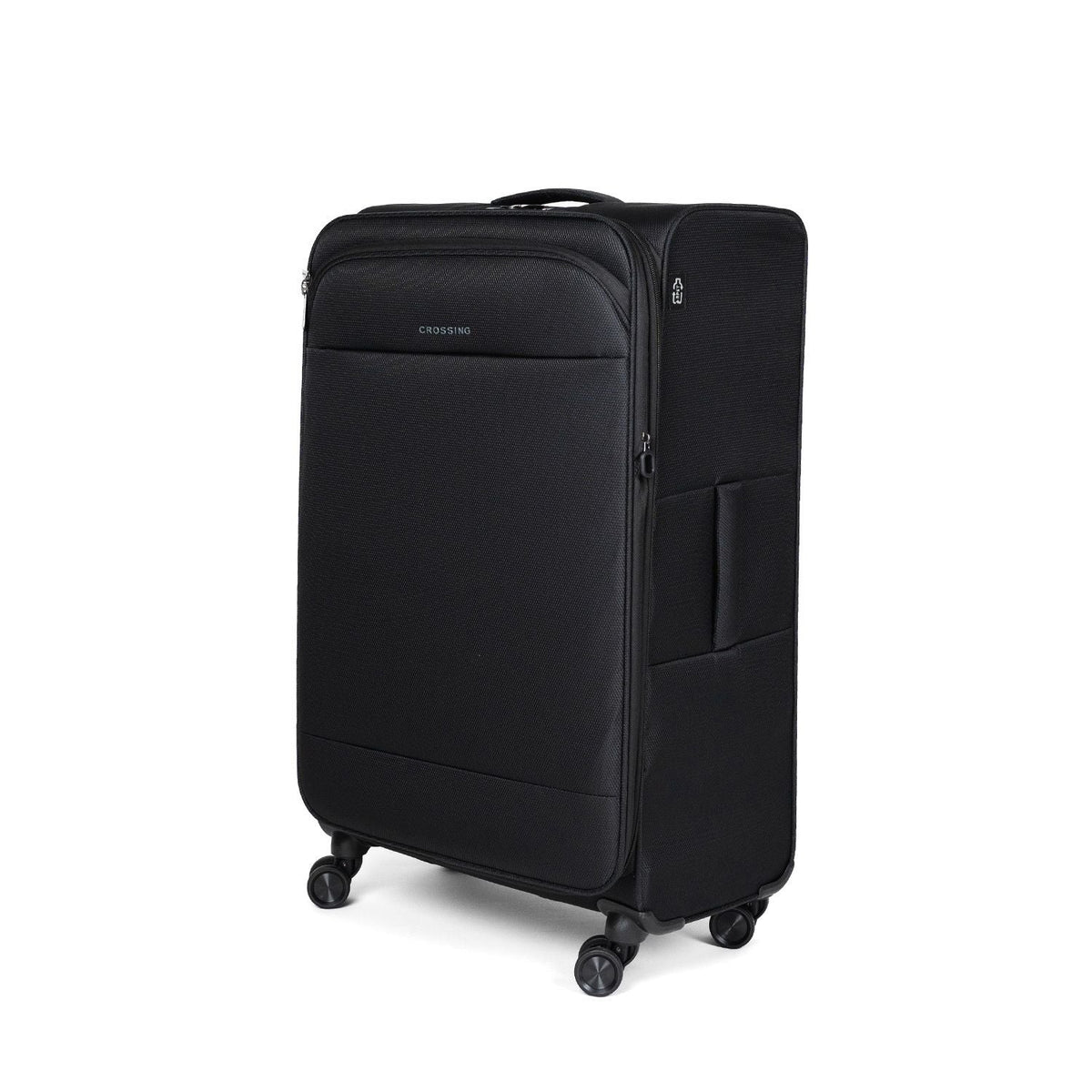 Crossing RECO Recycled Lightweight Soft Case Large Luggage T30 - Black