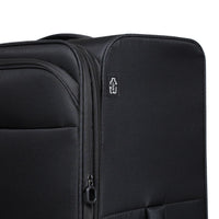 Crossing RECO Recycled Lightweight Soft Case Large Luggage T30 - Black