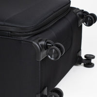 Crossing RECO Recycled Lightweight Soft Case Large Luggage T30 - Black