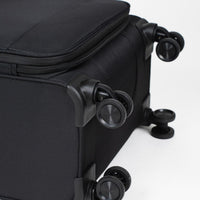 Crossing RECO Recycled Lightweight Soft Case Medium Luggage T26 - Black