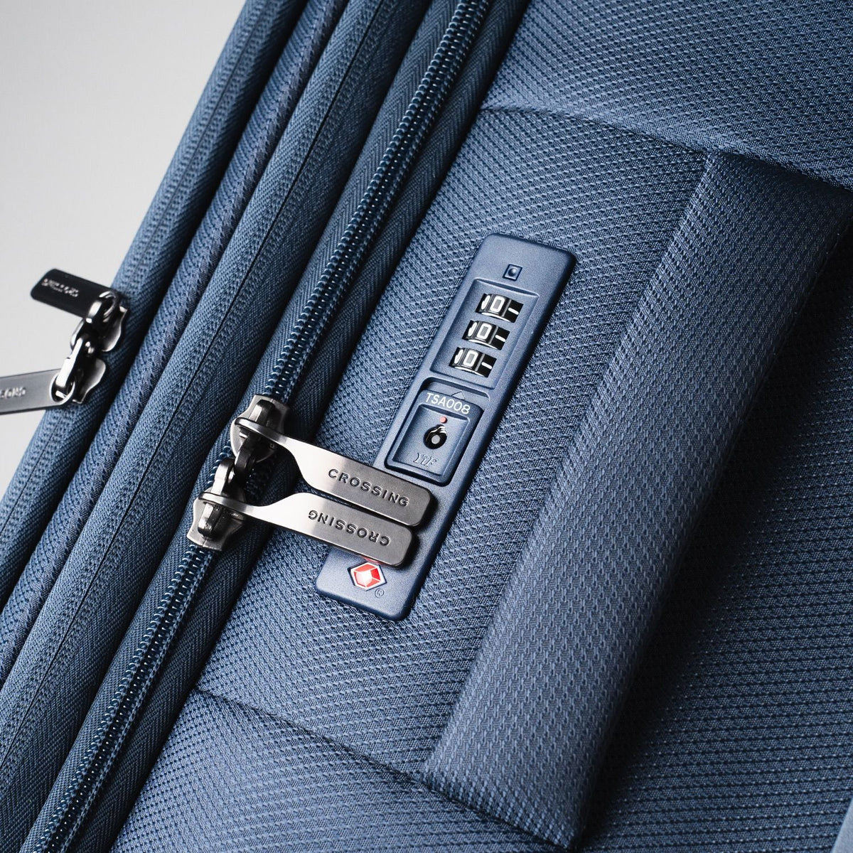 Crossing RECO Recycled Lightweight Soft Case Medium Luggage T26 - Dark Blue
