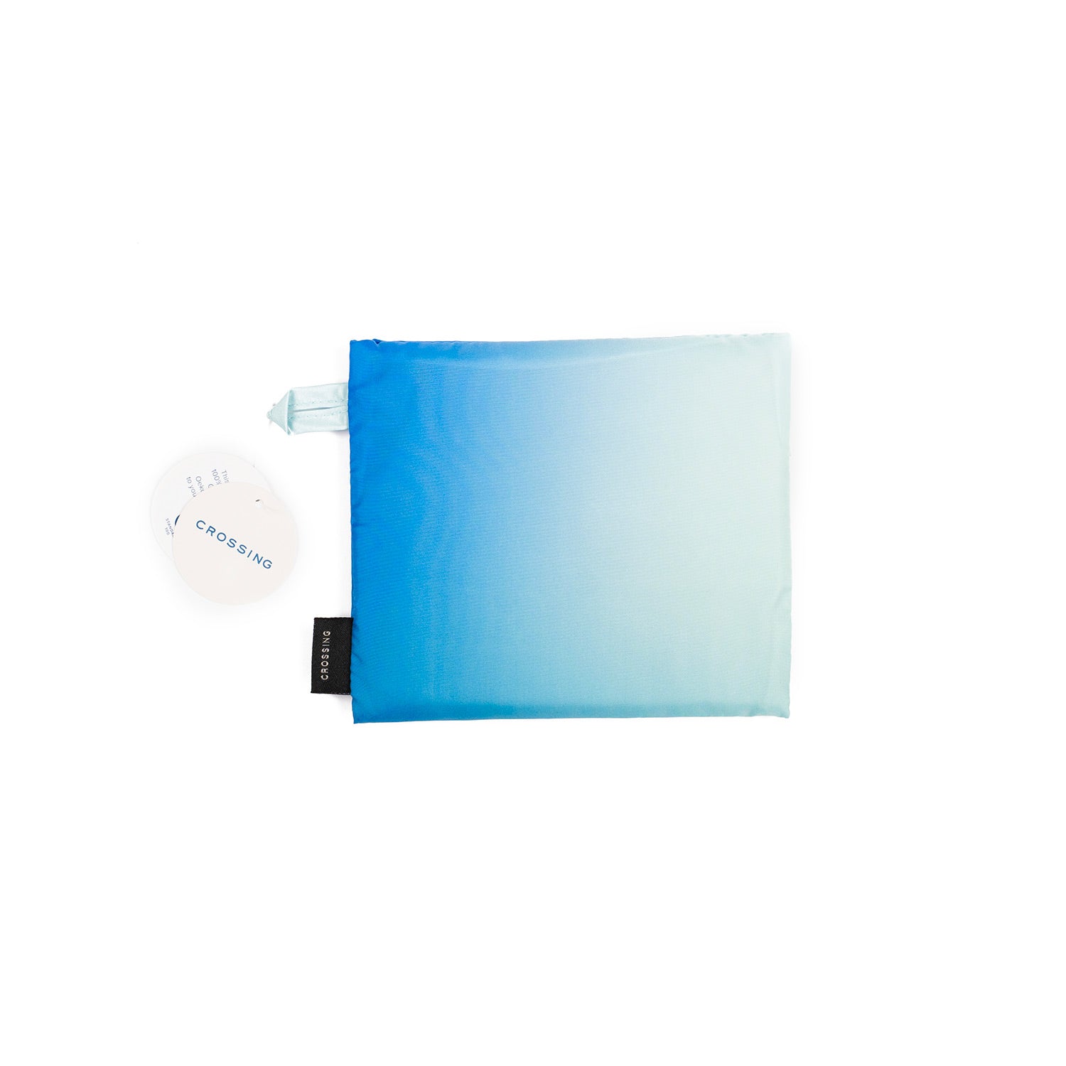 Crossing Recycled Foldable Bag - Ombre Dream - Aqua/Sea