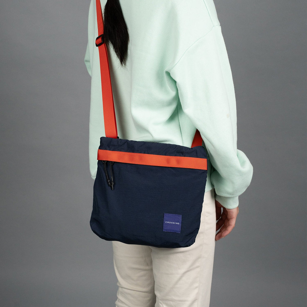 Crossing Remi Crossbody Bag - Navy/Orange