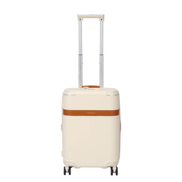 Crossing RIVE Polycarbonate Hard Case Carry On Luggage - Cream