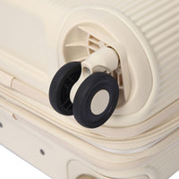 Crossing RIVE Polycarbonate Hard Case Carry On Luggage - Cream