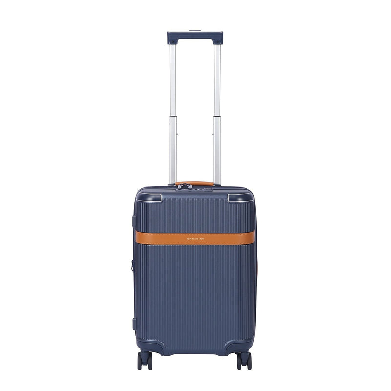 Crossing RIVE Polycarbonate Hard Case Carry On Luggage - Navy