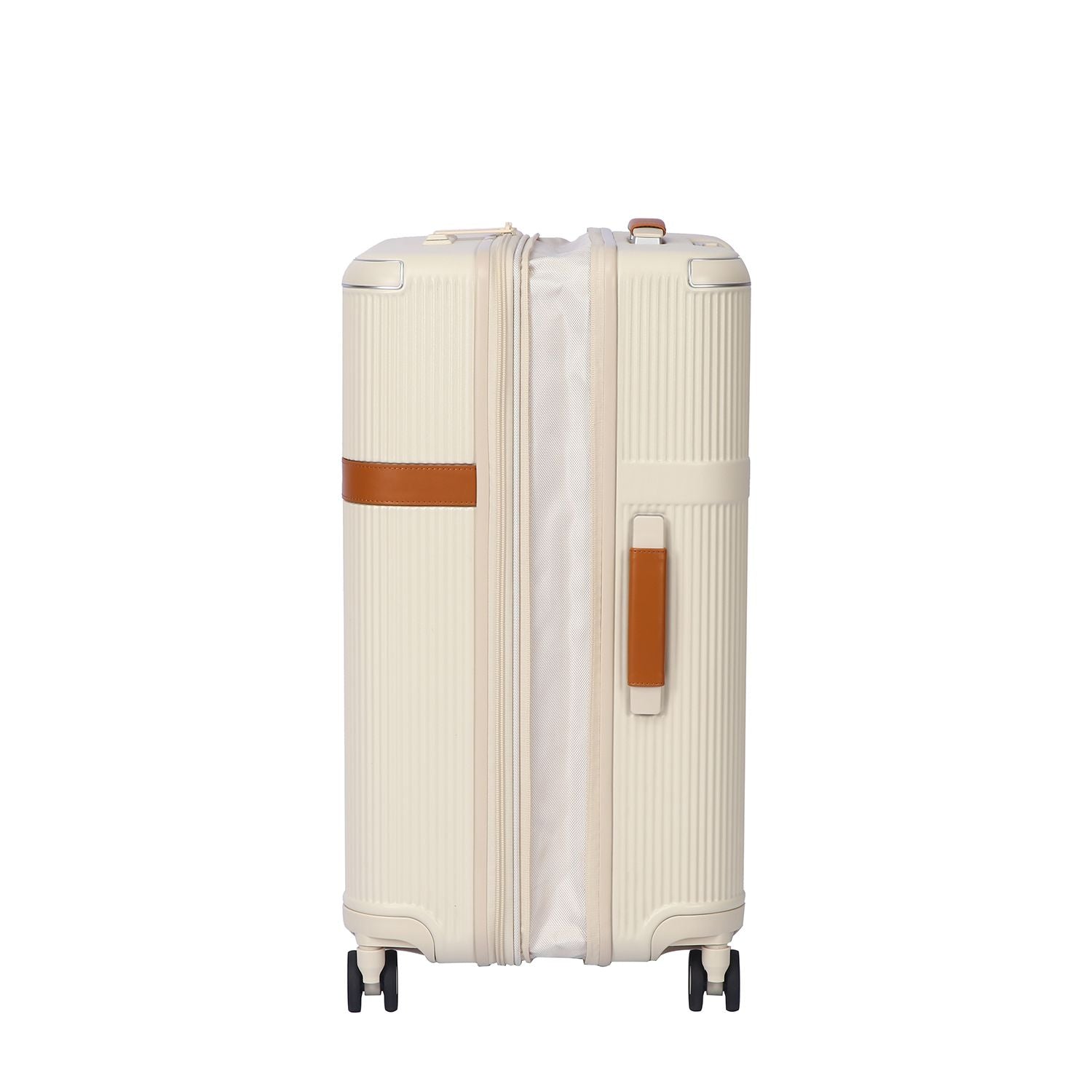 Crossing RIVE Polycarbonate Hard Case Medium Luggage - Cream