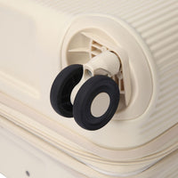Crossing RIVE Polycarbonate Hard Case Medium Luggage - Cream