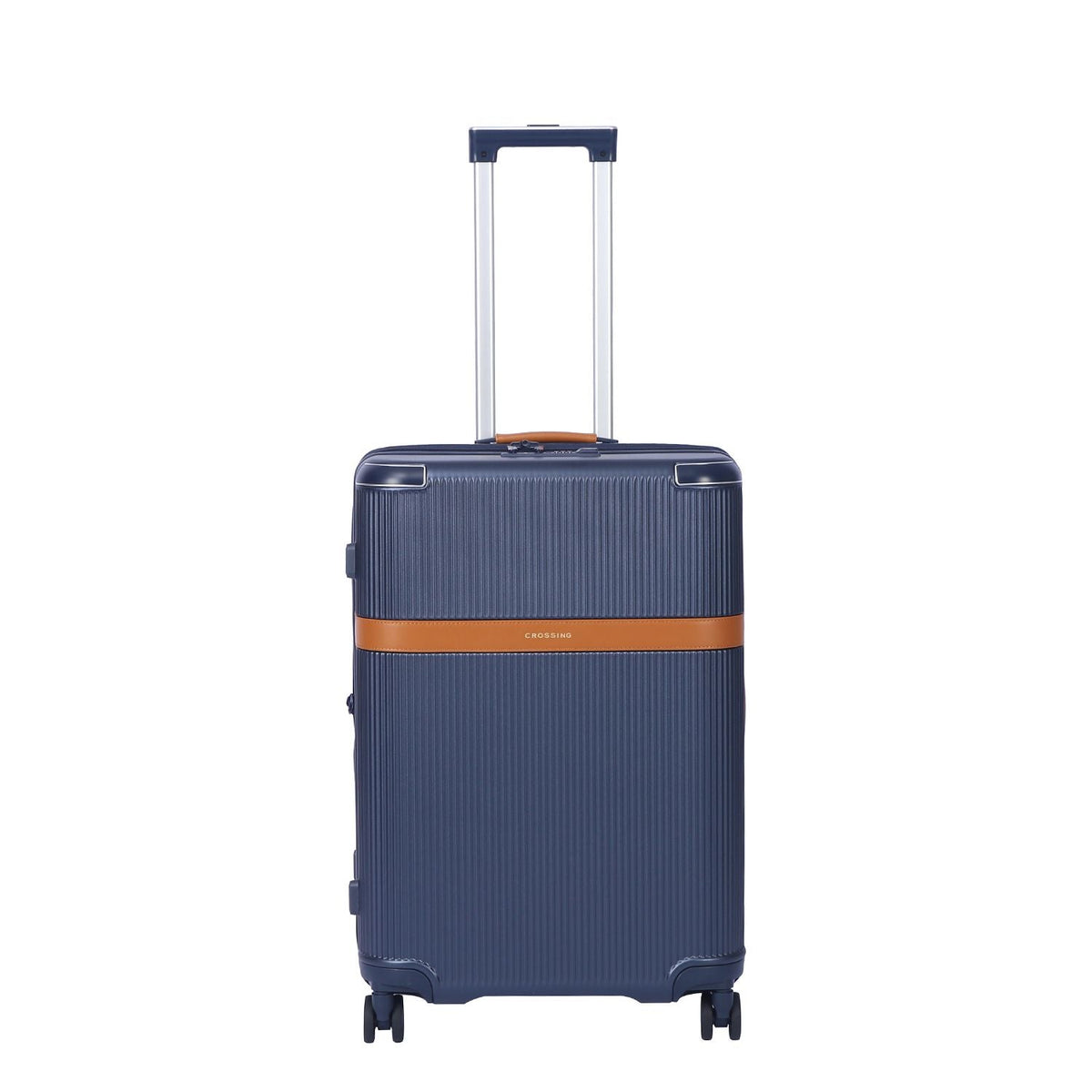 Crossing RIVE Polycarbonate Hard Case Medium Luggage - Navy