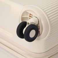 Crossing RIVE Polycarbonate Hard Case Large Luggage - Cream