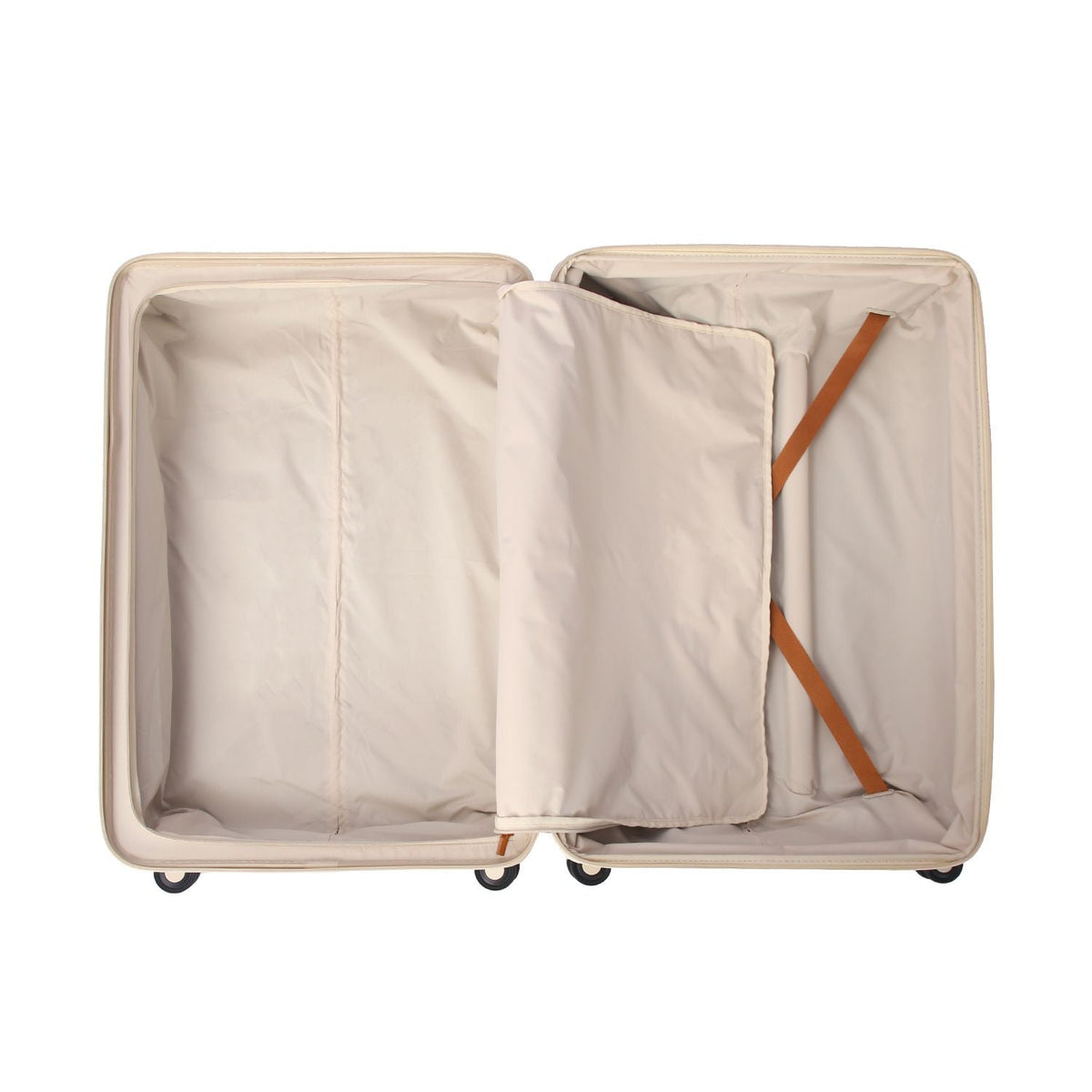 Crossing RIVE Polycarbonate Hard Case Large Luggage - Cream