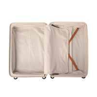 Crossing RIVE Polycarbonate Hard Case Large Luggage - Cream
