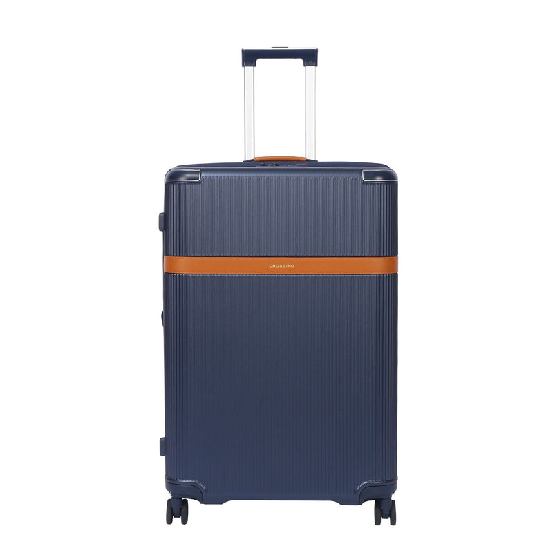 Crossing RIVE Polycarbonate Hard Case Large Luggage - Navy